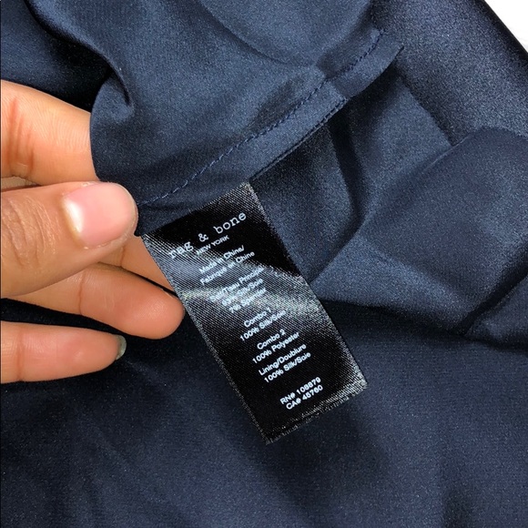 RAG AND BONE Lousie Silk Slip Dress Mesh Chiffon - Picture 5 of 6